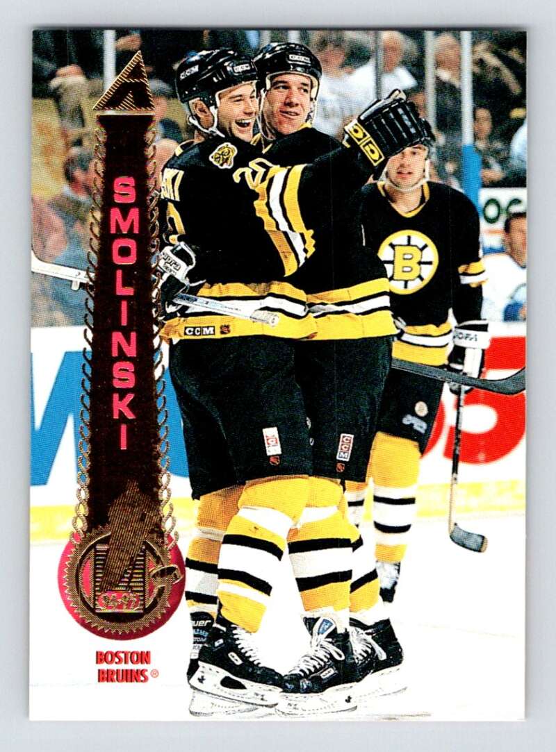 1994-95 Pinnacle #13 Bryan Smolinski  Boston Bruins  Image 1