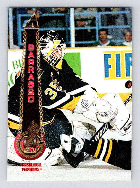 1994-95 Pinnacle #20 Tom Barrasso  Pittsburgh Penguins  Image 1