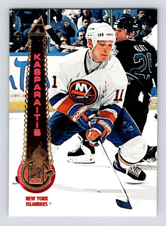 1994-95 Pinnacle #26 Darius Kasparaitis  New York Islanders  Image 1