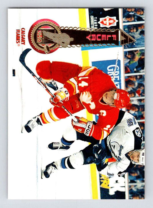 1994-95 Pinnacle #38 Theo Fleury  Calgary Flames  Image 1