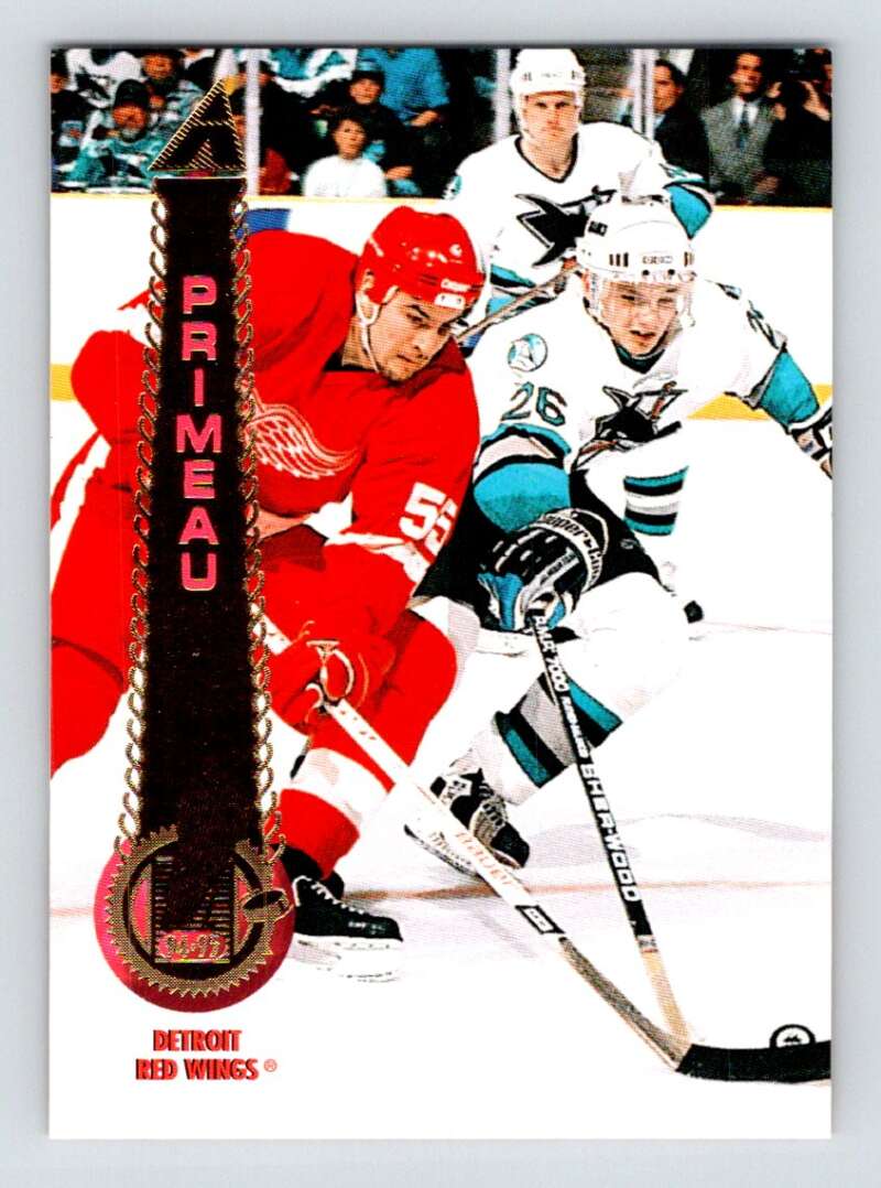 1994-95 Pinnacle #40 Keith Primeau  Detroit Red Wings  Image 1