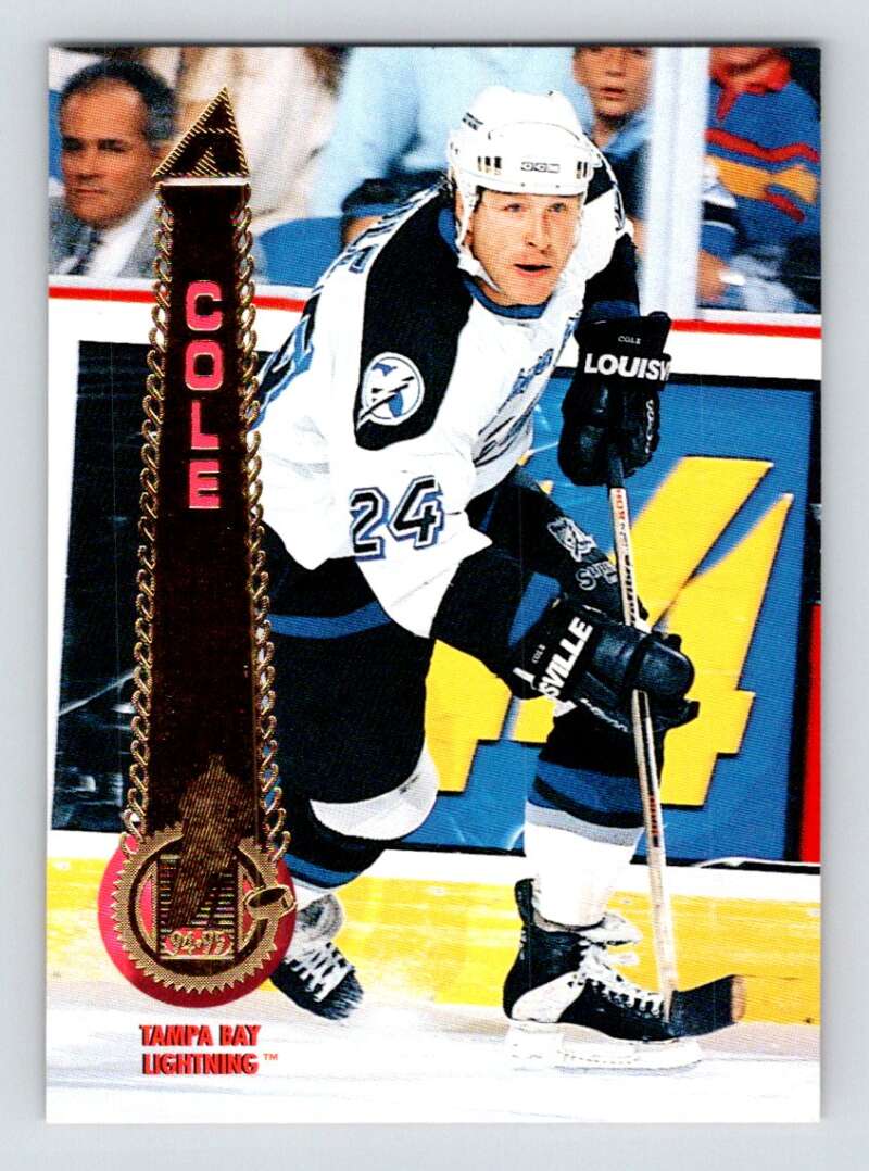 1994-95 Pinnacle #45 Danton Cole  Tampa Bay Lightning  Image 1