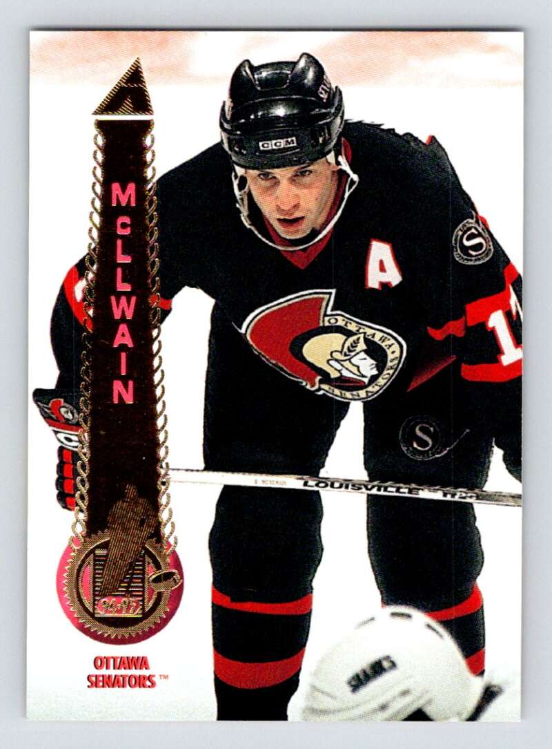1994-95 Pinnacle #54 Dave McLlwain  Ottawa Senators  Image 1