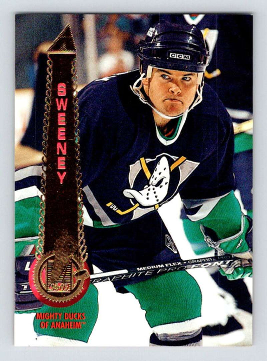 1994-95 Pinnacle #93 Tim Sweeney  Anaheim Ducks  Image 1