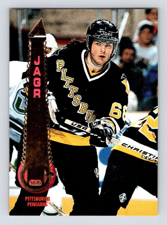 1994-95 Pinnacle #98 Jaromir Jagr  Pittsburgh Penguins  Image 1