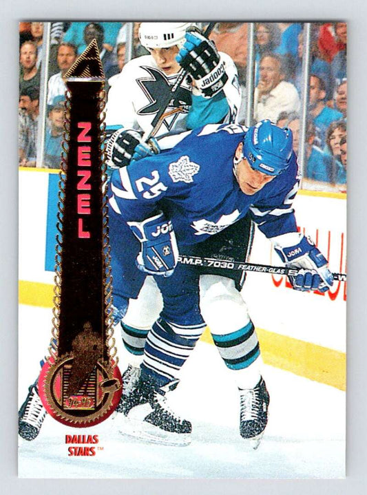 1994-95 Pinnacle #109 Peter Zezel  Toronto Maple Leafs  Image 1