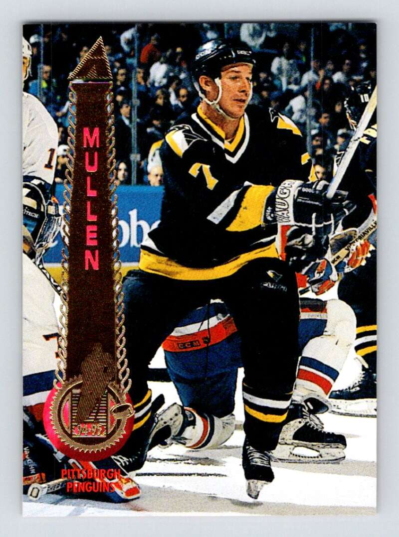 1994-95 Pinnacle #149 Joe Mullen  Pittsburgh Penguins  Image 1