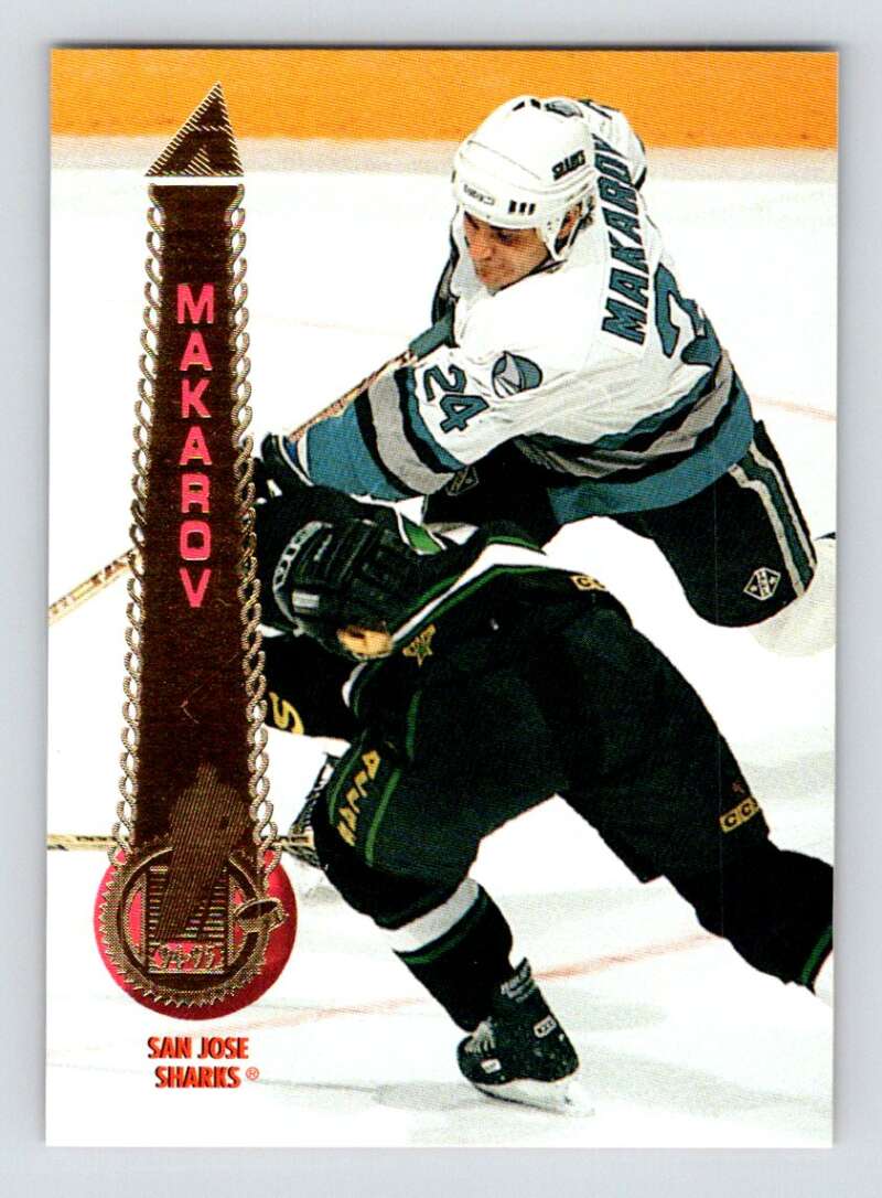 1994-95 Pinnacle #152 Sergei Makarov  San Jose Sharks  Image 1