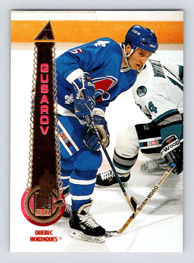 1994-95 Pinnacle #164 Alexei Gusarov  Quebec Nordiques  Image 1