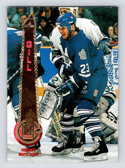 1994-95 Pinnacle #181 Todd Gill  Toronto Maple Leafs  Image 1