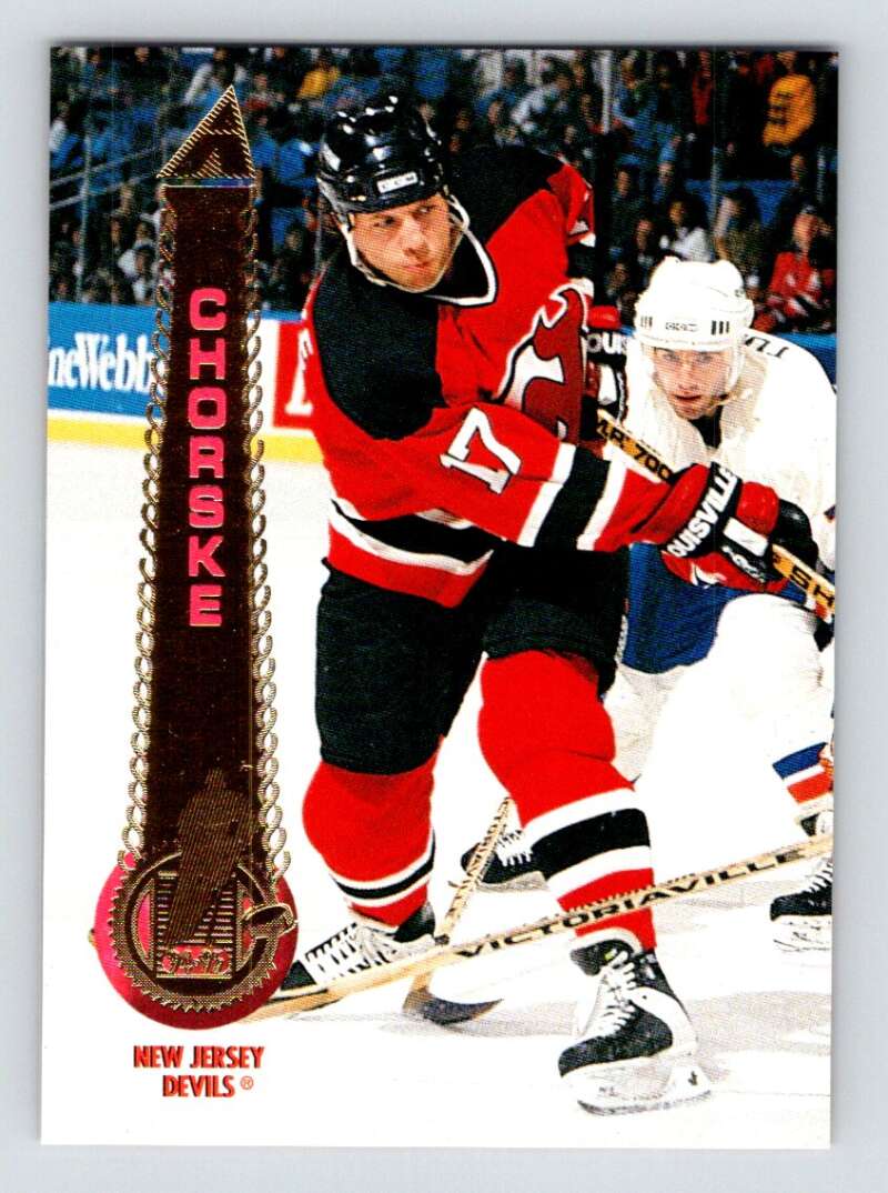 1994-95 Pinnacle #182 Tom Chorske  New Jersey Devils  Image 1