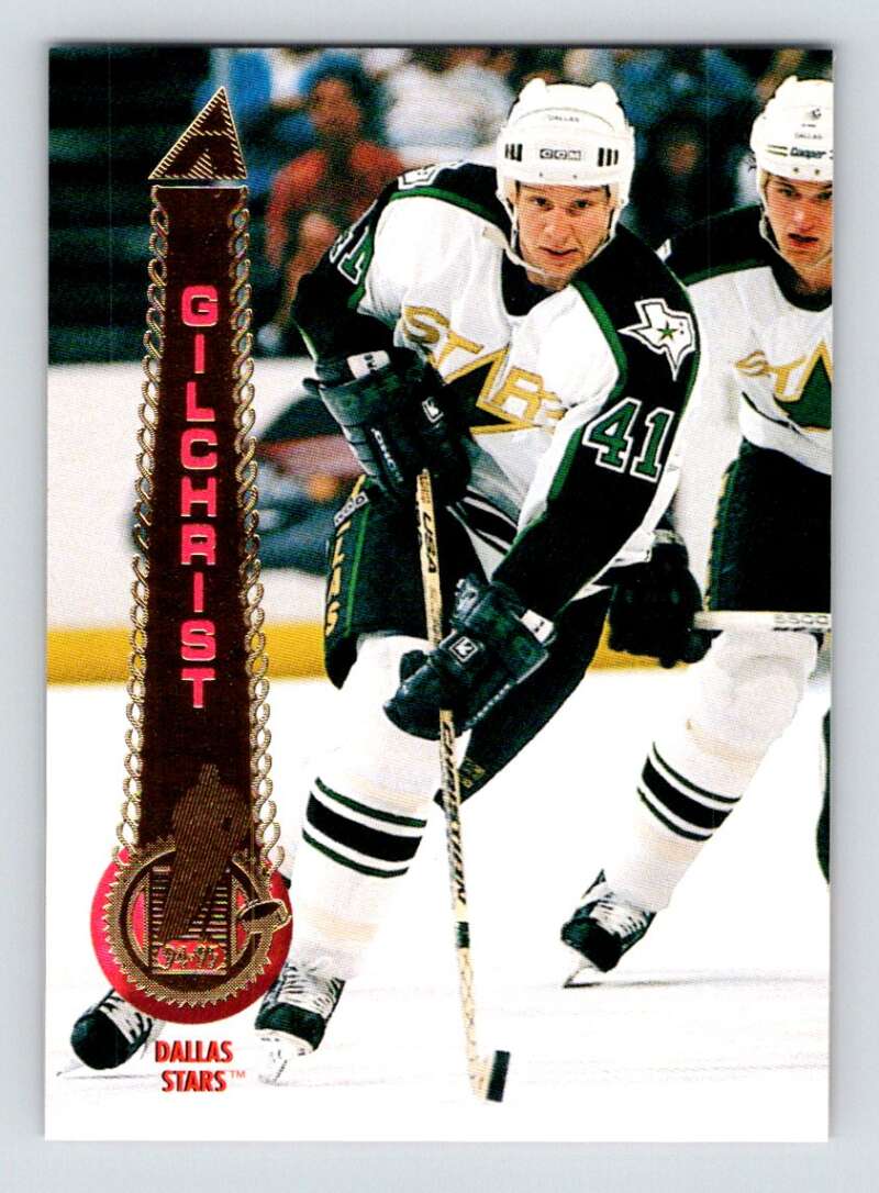 1994-95 Pinnacle #185 Brent Gilchrist  Dallas Stars  Image 1