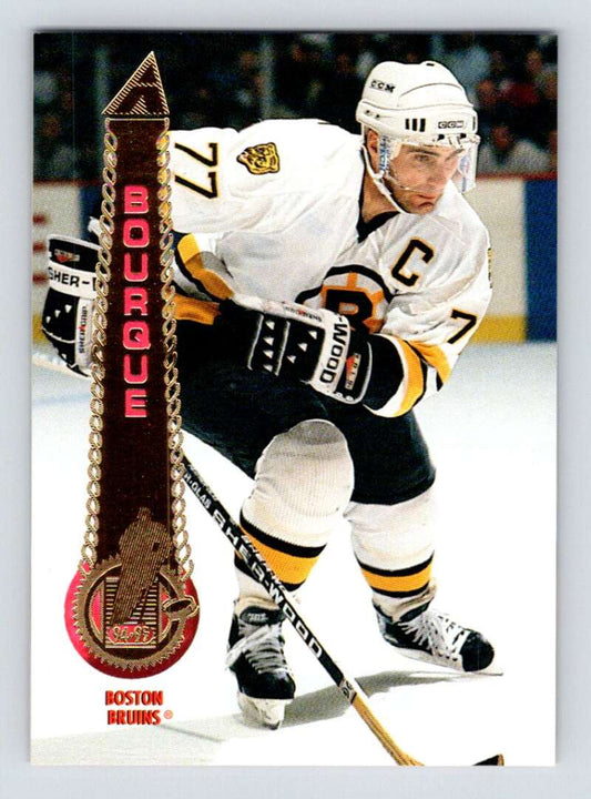 1994-95 Pinnacle #190 Ray Bourque  Boston Bruins  Image 1