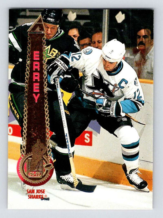 1994-95 Pinnacle #192 Bob Errey  San Jose Sharks  Image 1