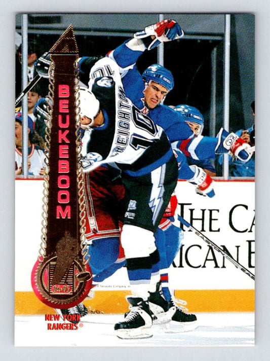 1994-95 Pinnacle #195 Jeff Beukeboom  New York Rangers  Image 1