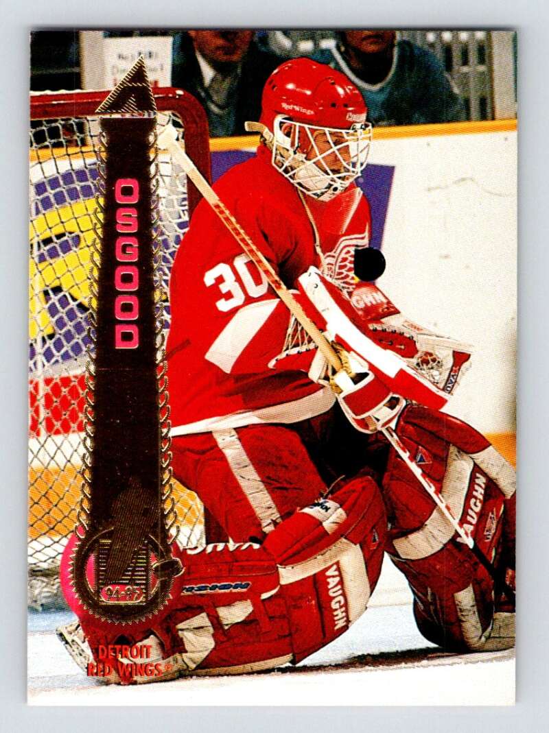 1994-95 Pinnacle #199 Chris Osgood  Detroit Red Wings  Image 1
