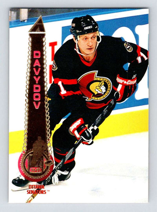 1994-95 Pinnacle #202 Evgeny Davydov  Ottawa Senators  Image 1