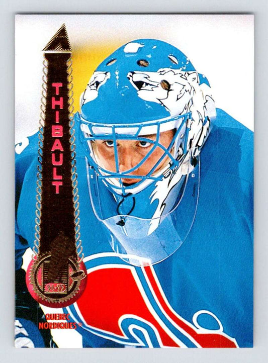 1994-95 Pinnacle #205 Jocelyn Thibault  Quebec Nordiques  Image 1