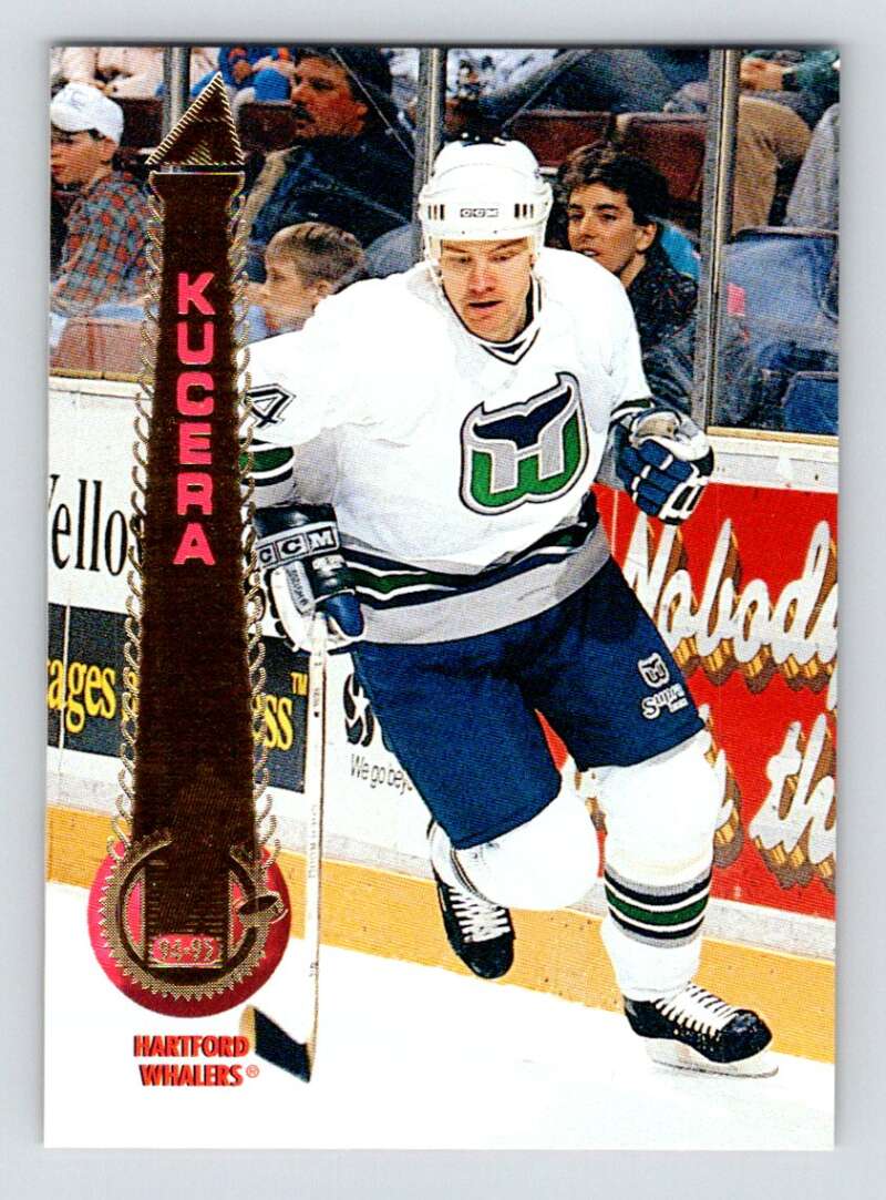 1994-95 Pinnacle #210 Frank Kucera  Hartford Whalers  Image 1