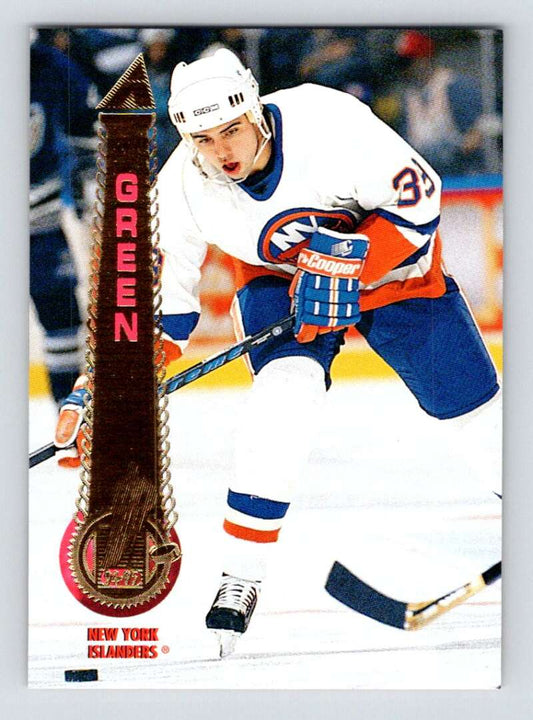 1994-95 Pinnacle #216 Travis Green  New York Islanders  Image 1
