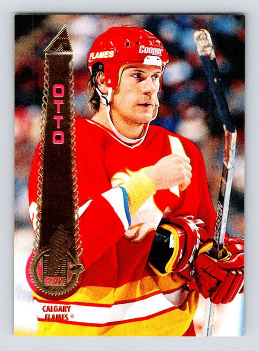 1994-95 Pinnacle #217 Joel Otto  Calgary Flames  Image 1