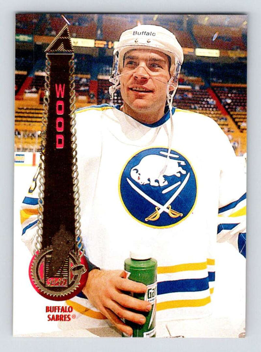 1994-95 Pinnacle #218 Randy Wood  Buffalo Sabres  Image 1