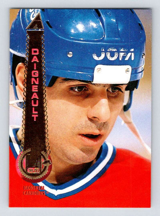 1994-95 Pinnacle #224 J.J. Daigneault  Montreal Canadiens  Image 1