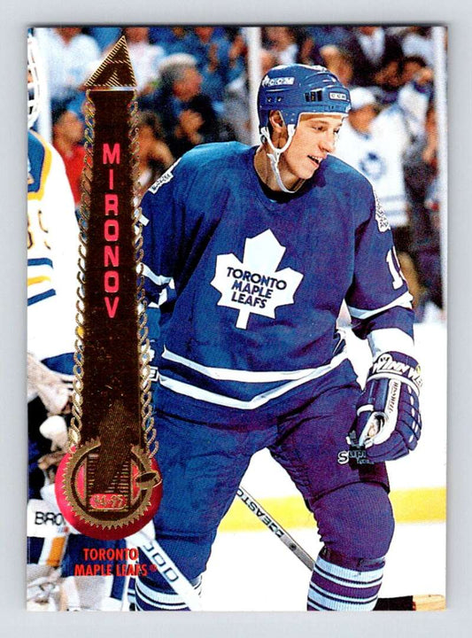 1994-95 Pinnacle #229 Dmitri Mironov  Toronto Maple Leafs  Image 1