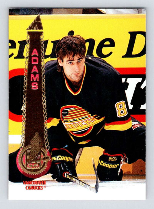 1994-95 Pinnacle #240 Greg Adams  Vancouver Canucks  Image 1