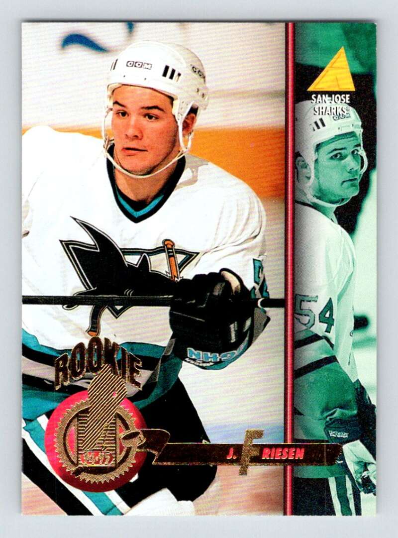 1994-95 Pinnacle #252 Jeff Friesen  San Jose Sharks  Image 1