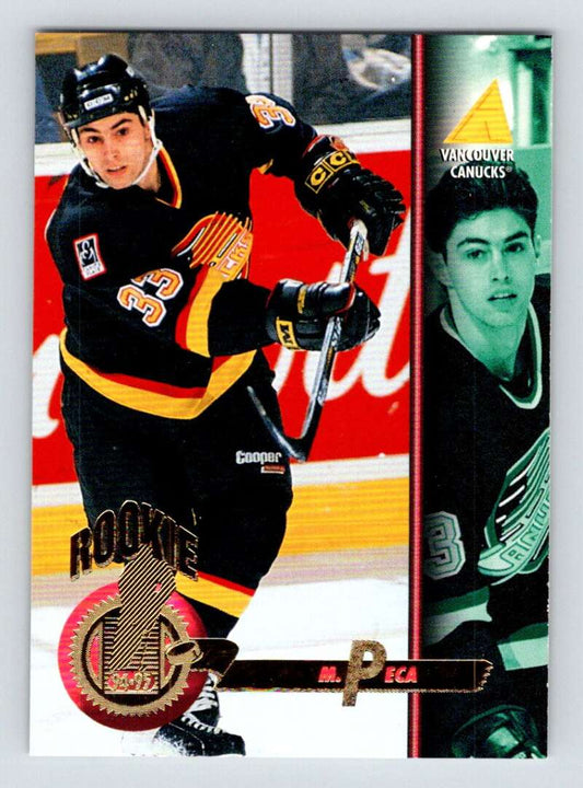1994-95 Pinnacle #260 Mike Peca  Vancouver Canucks  Image 1