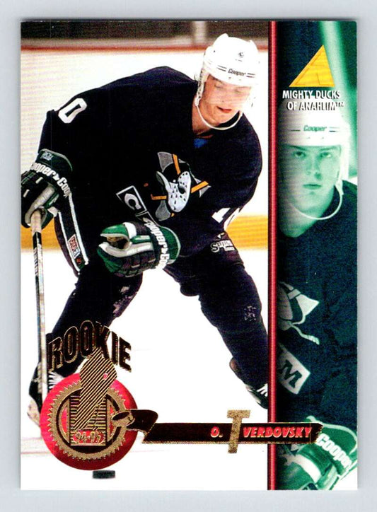 1994-95 Pinnacle #261 Oleg Tverdovsky  Anaheim Ducks  Image 1