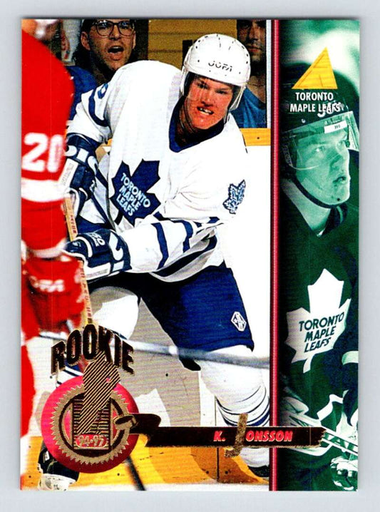 1994-95 Pinnacle #264 Kenny Jonsson  Toronto Maple Leafs  Image 1