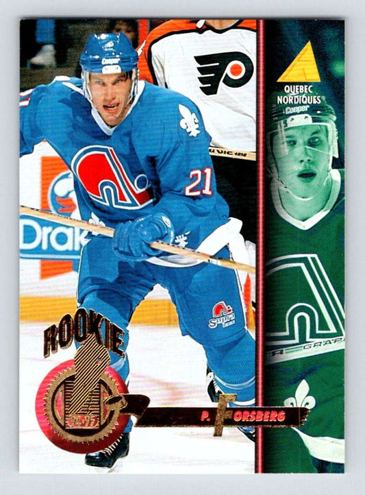 1994-95 Pinnacle #266 Peter Forsberg  Quebec Nordiques  Image 1