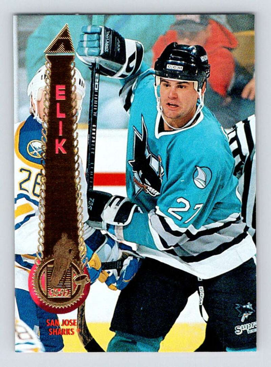 1994-95 Pinnacle #275 Todd Elik  San Jose Sharks  Image 1
