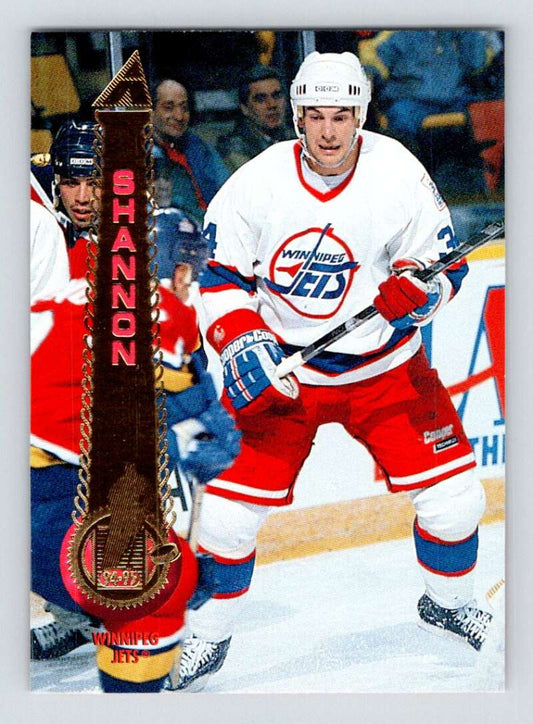 1994-95 Pinnacle #279 Darrin Shannon  Winnipeg Jets  Image 1