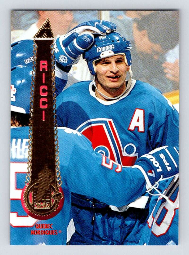 1994-95 Pinnacle #280 Mike Ricci  Quebec Nordiques  Image 1