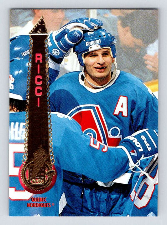 1994-95 Pinnacle #280 Mike Ricci  Quebec Nordiques  Image 1