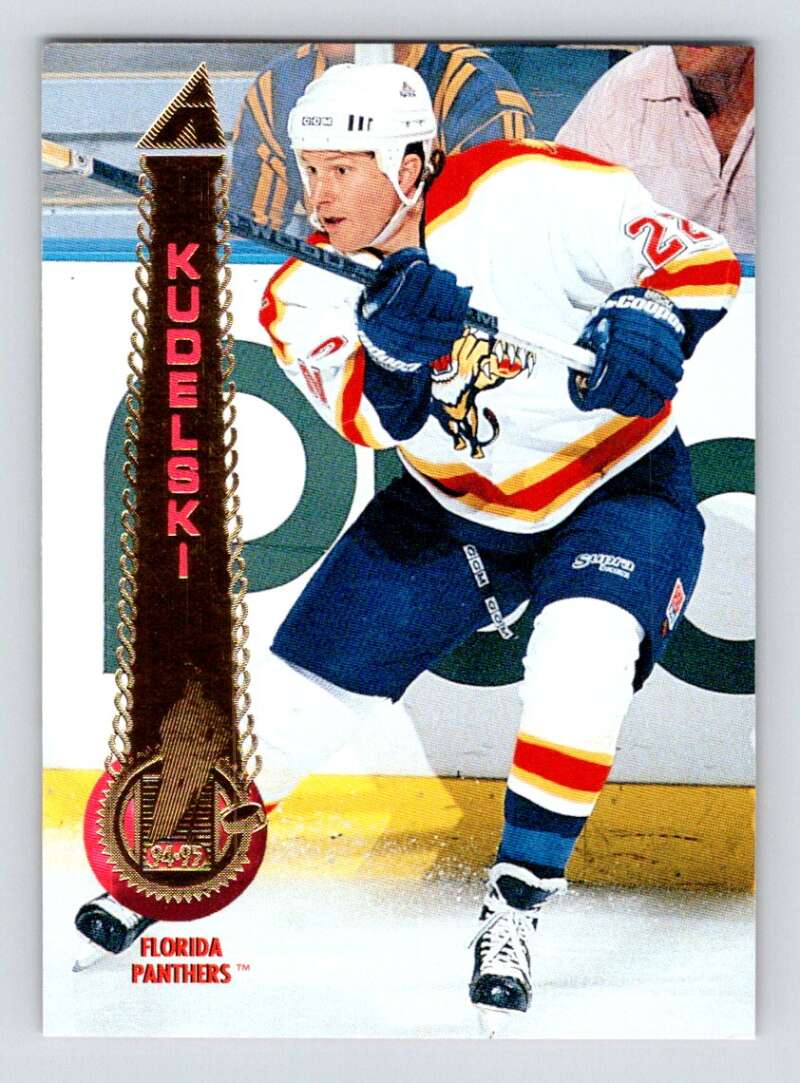 1994-95 Pinnacle #284 Bob Kudelski  Florida Panthers  Image 1