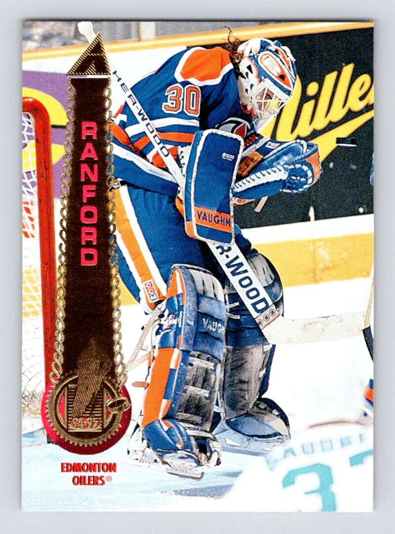 1994-95 Pinnacle #285 Bill Ranford  Edmonton Oilers  Image 1