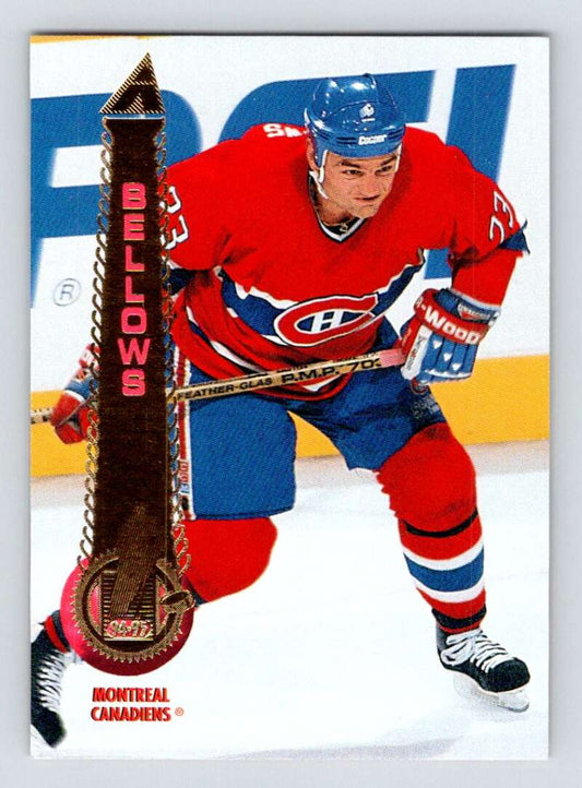 1994-95 Pinnacle #290 Brian Bellows  Montreal Canadiens  Image 1