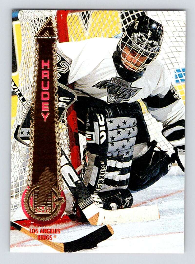 1994-95 Pinnacle #292 Kelly Hrudey  Los Angeles Kings  Image 1