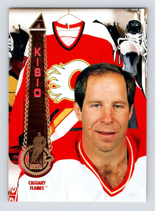 1994-95 Pinnacle #306 Kelly Kisio  Calgary Flames  Image 1