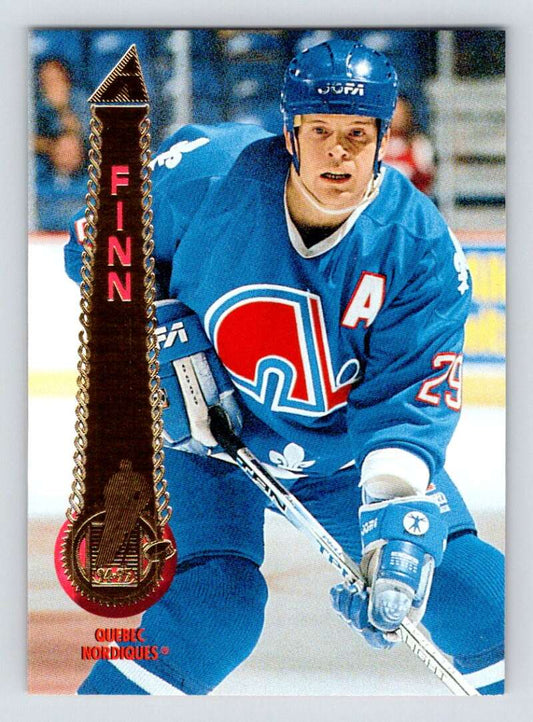 1994-95 Pinnacle #312 Steven Finn  Quebec Nordiques  Image 1