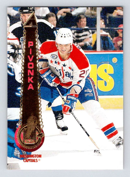 1994-95 Pinnacle #323 Michal Pivonka  Washington Capitals  Image 1