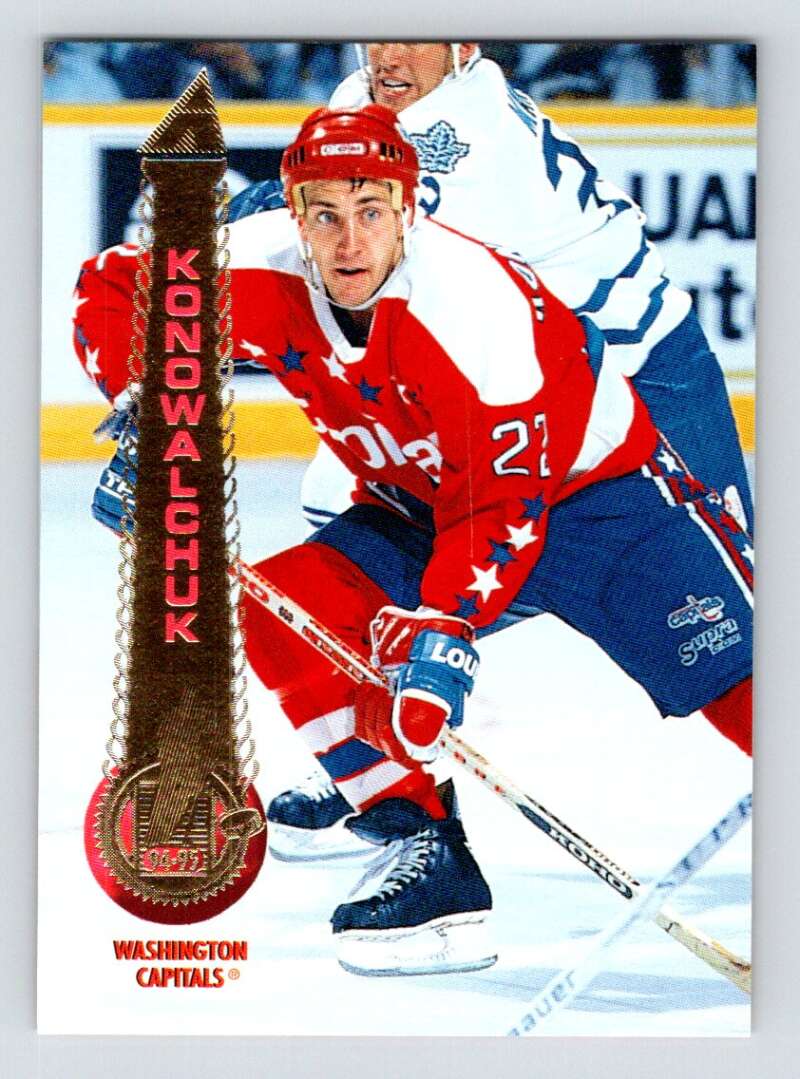 1994-95 Pinnacle #348 Steve Konowalchuk  Washington Capitals  Image 1