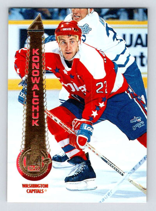 1994-95 Pinnacle #348 Steve Konowalchuk  Washington Capitals  Image 1