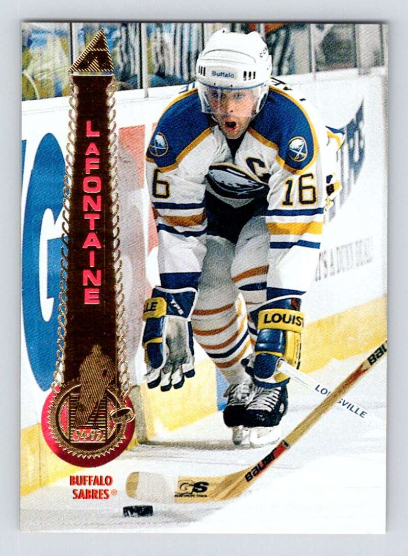 1994-95 Pinnacle #350 Pat LaFontaine  Buffalo Sabres  Image 1