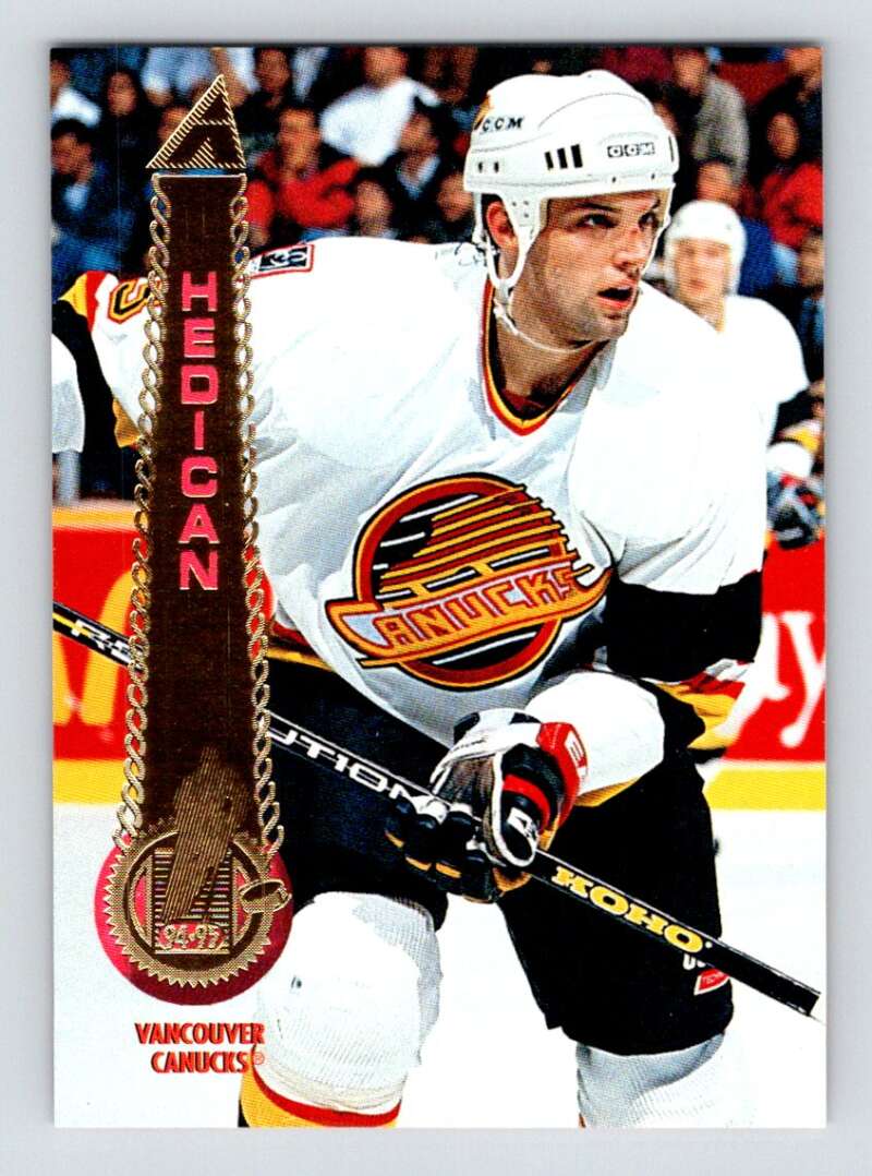 1994-95 Pinnacle #369 Bret Hedican  Vancouver Canucks  Image 1