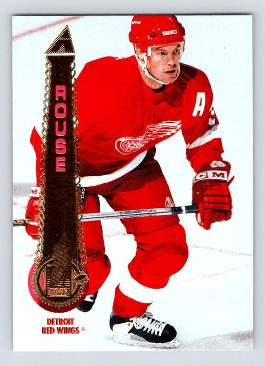 1994-95 Pinnacle #374 Bob Rouse  Detroit Red Wings  Image 1